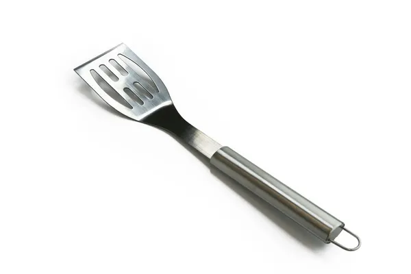 Silver spatula — Stock Photo, Image