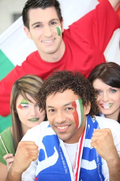 Italy supporters — Stock Photo, Image