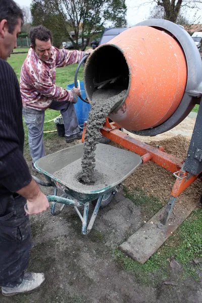 Misturador de concreto — Fotografia de Stock