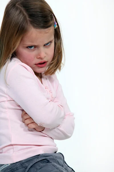Child having a temper tantrum — Stock Photo, Image