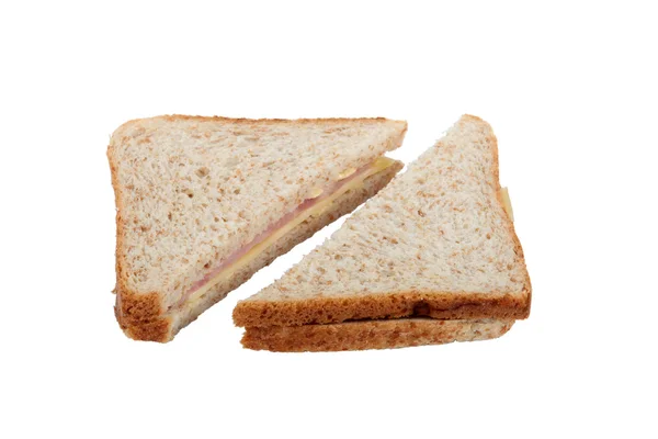 Triangel smörgåsar — Stockfoto