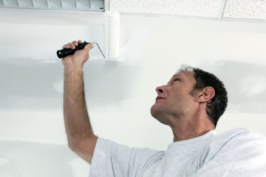 Painting office ceiling clipart