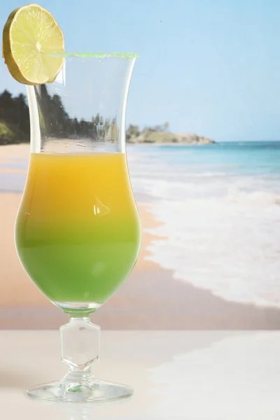 Cocktail spiaggia — Foto Stock