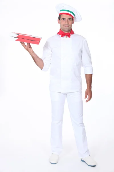 Stock image Pizza chef