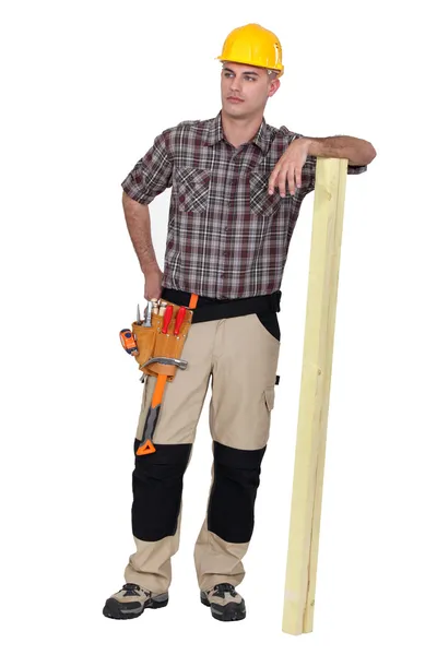 Casual carpenter. — Stock Photo, Image