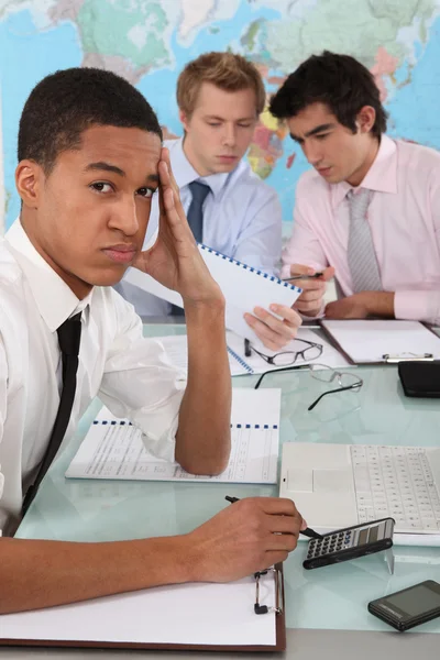 Team di lavoro stressato — Foto Stock