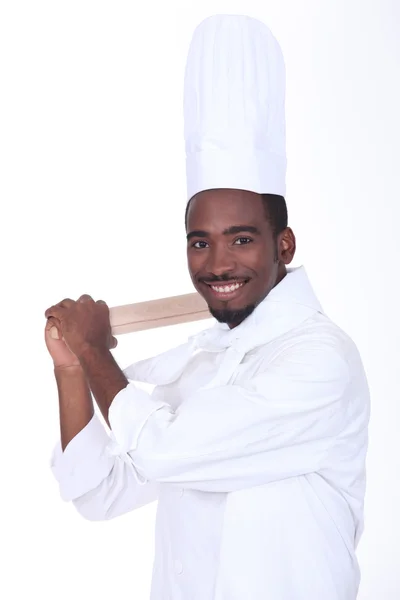 stock image Man with rolling pin