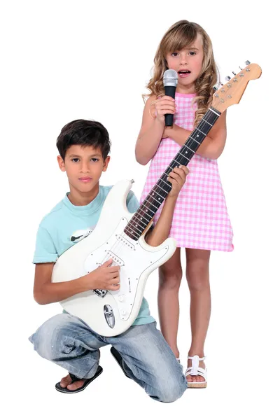 Giovani musicisti — Foto Stock
