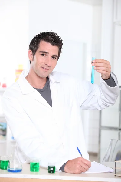 Student in laboratory — Stock Photo, Image