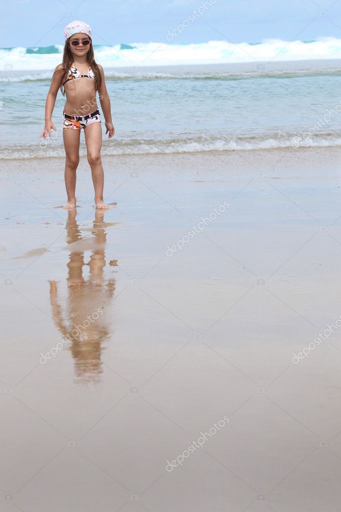 Teen Young Girl Beach Nude