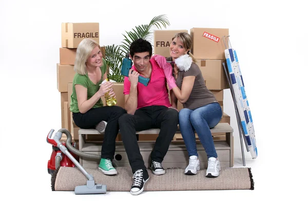 Young moving — Stock Photo, Image