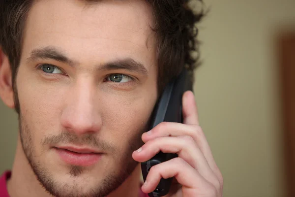 Young man on the phone — Stock Photo, Image
