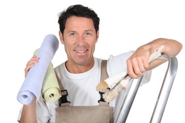 Painter and decorator clipart