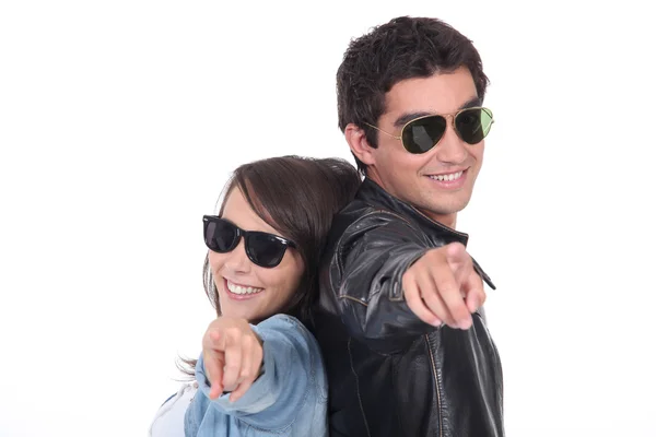 Tonåring med solglasögon — Stockfoto