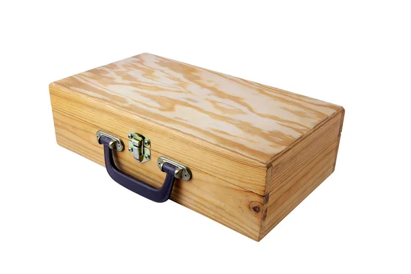 Oude houten koffer — Stockfoto