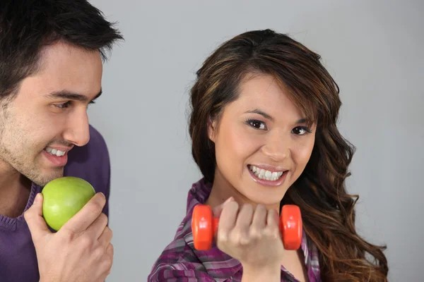 Couple with healthy lifestyle — Stock Photo, Image
