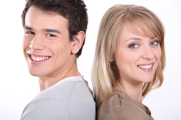 Smiling couple — Stock Photo, Image