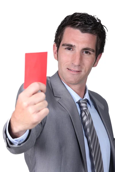 Man drawing board, red — Stock Photo, Image