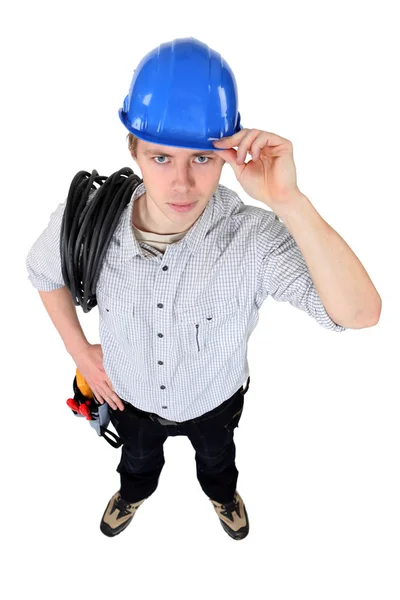 Young electrician — Stock Photo, Image