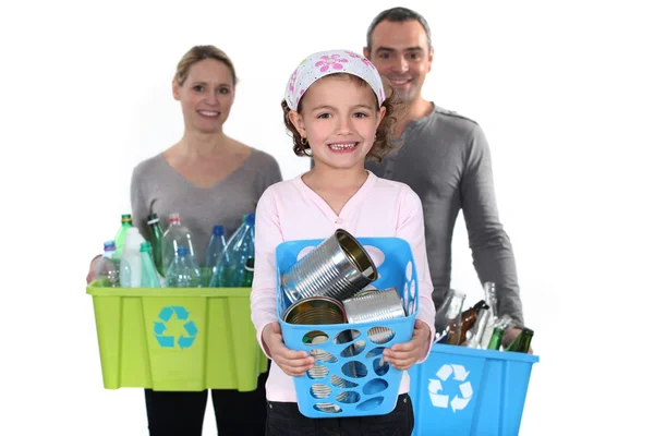 A reciclagem é importante . — Fotografia de Stock