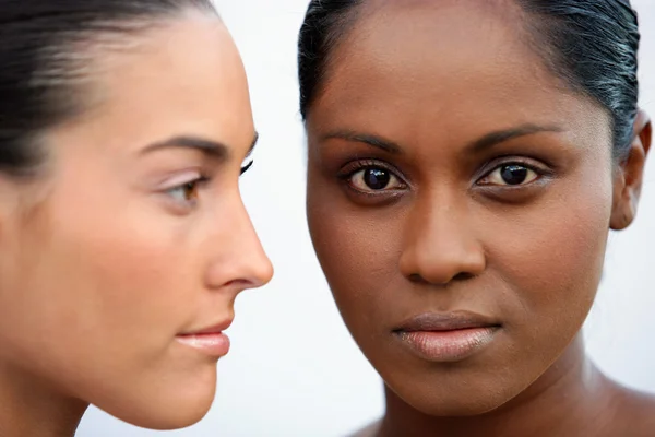 Close-up of two women — Stock Photo, Image