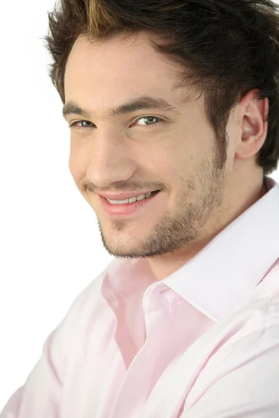 Portrait of a young man smiling — Stock Photo, Image