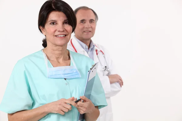 Two medical colleagues — Stock Photo, Image