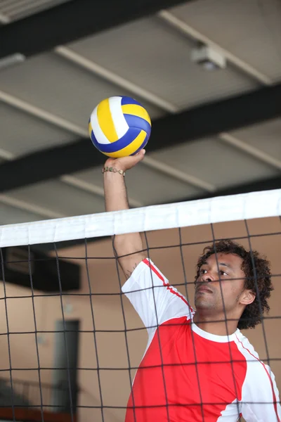 A man playing volleyball — Stock Photo, Image