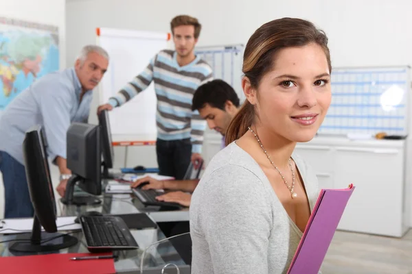 Studenten in der Universitätsklasse — Stockfoto