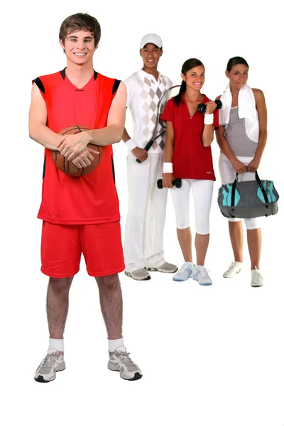 Different athletes — Stock Photo, Image