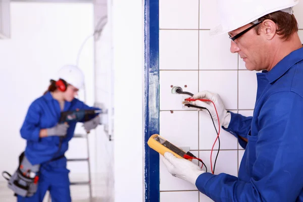 Electricians — Stock Photo, Image