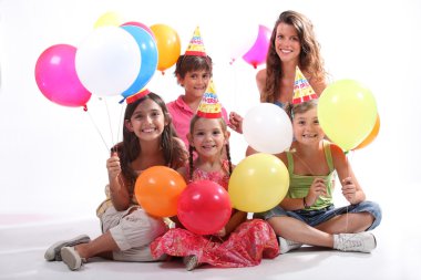 Birthday party clipart