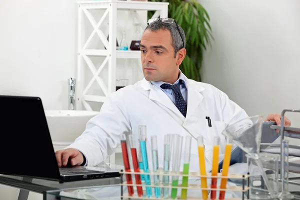 Scientist in office — Stock Photo, Image
