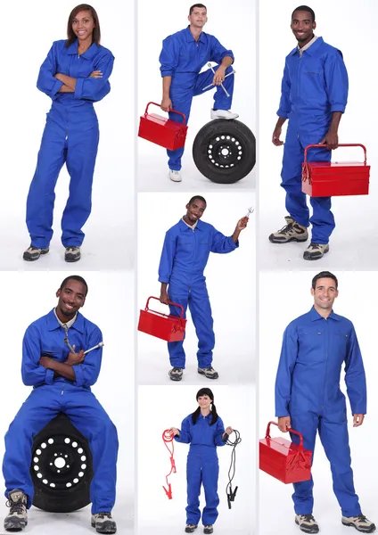 Car mechanicians — Stock Photo, Image