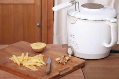 Electric fryer clipart