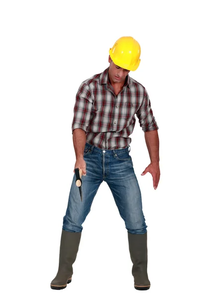 A lumberjack. — Stock Photo, Image