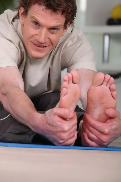 stock image Sportsman stretching