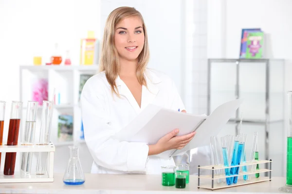 Portrait of a lab assistant — Stock Photo, Image