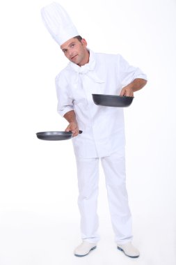 Chef at work clipart