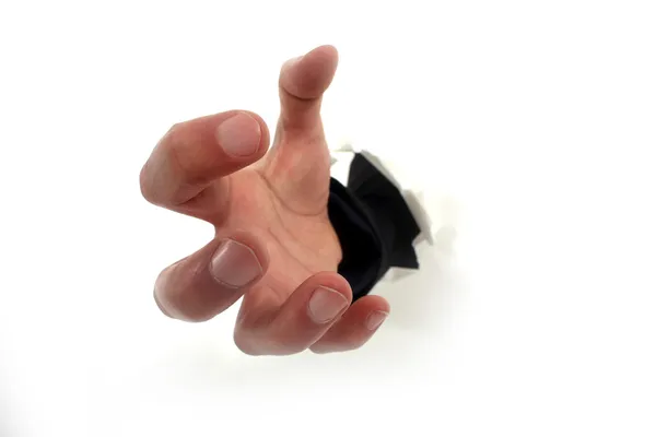 Hand grabbing — Stock Photo, Image