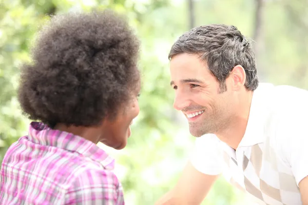 Portrait of a couple outdoors — Stock Photo, Image