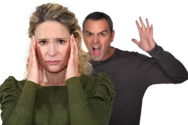 Couple having an argument — Stock Image Couple having an argument Stock Picture