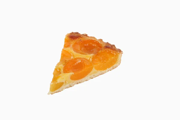 Шматочок абрикосового пирога — стокове фото