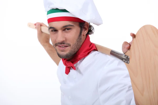 Pizza Chef-kok — Stockfoto