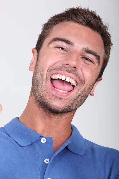 Man laughing — Stock Photo, Image
