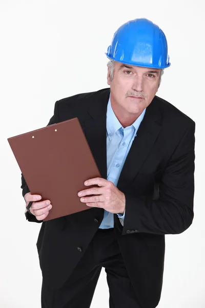 Byggnadsinspektör — Stockfoto