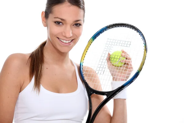 Tennisspielerin — Stockfoto