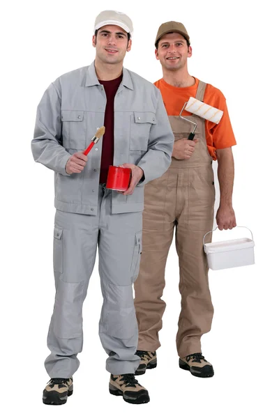 Two painter stood together — Stock Photo, Image
