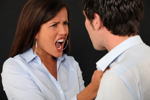 stock image Couple arguing