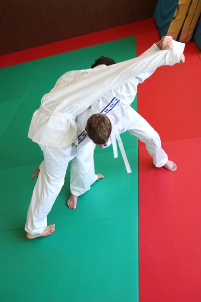 Judo throw. — Stock Photo, Image